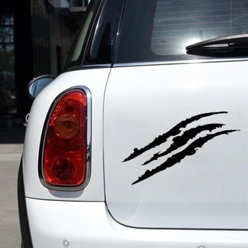 40 * 12cm Cool Reflective Wolf Paw Scratch Stripe Claw Marks Auto Headlight Decoration Decal Funny Car Sticker