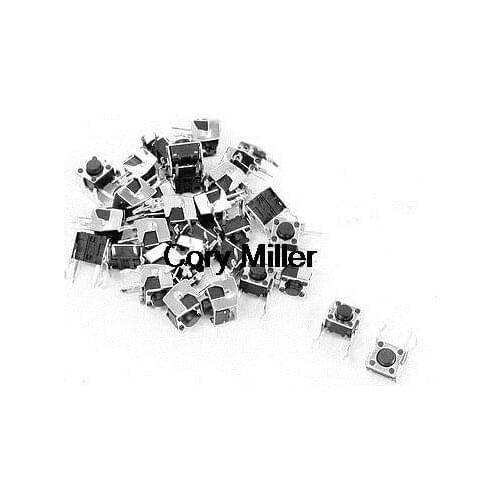 6x6x5mm 2 Pin PCB Right Angle Momentary Tactile Push Button Switch