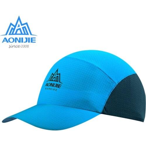 AONIJIE-2021 New Outdoor Men Women Quick Dry Sports Visor Cap Beach Golf Fishing Marathon Running Cycling Visor Cap E4107