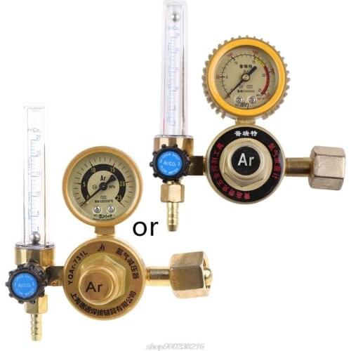 Argon CO2 Pressures Reducer G5/8" 0-25Mpa Tig Flow Meter Welding Regulator Gauge Shock Absorption Gas Flowmeter J09 21 Dropship