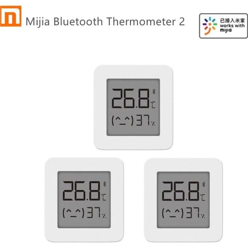Xiaomi Mijia Bluetooth Thermometer 2 Wireless Smart Electric Digital Hygrometer Thermometer Work with Mijia APP