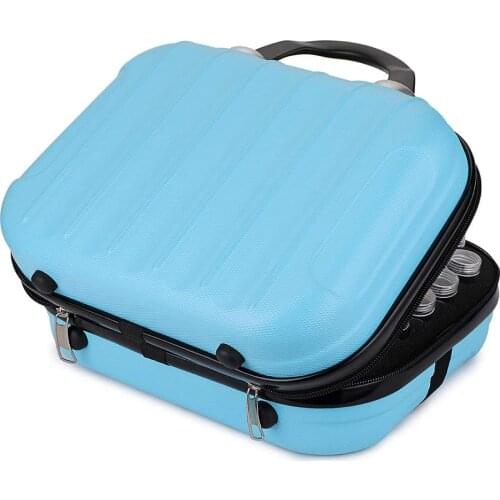 132 Bottles Diamond Painting Storage Carring Case - Hardshell Bead Sewing Pills Container Box Embroidery Organizer Bag for Stora