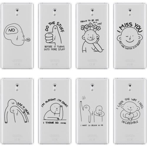 Back Cover For Nokia 1 Plus 2 3 5 6 8 9 Funny Quotes Silicone Phone Case For Nokia6 Nokia5 Nokia3 Nokia2 Nokia 7 Plus X6 X71