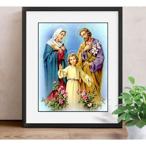 Diy 5d Diamond Painting Jesus Arts And Crafts Christmas Decor Full Square Cross Stitch Diamond Embroidery Religious Icon