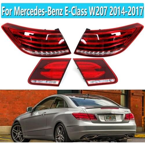 1 Set For Mercedes-Benz E Class W207 2014-2017 For the Two-Door Coupe Red Rear Car LED Tail Light Brake Light 2079063300