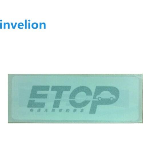 ISO 18000 6C EPC Gen2 Vehicle Windshield UHF RFID tag for Car Parking managment