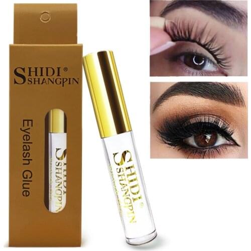 Eyelash Glue Clear Black 5ML Waterproof False Eyelashes Adhesive Individual Eyelash Glue for Lash Extension Cosmetic Makeup Tool