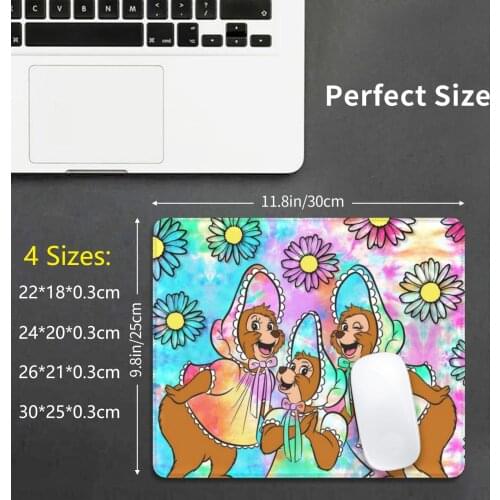 Tie Dye Sun Bonnets Mouse Pad DIY Print Countrybearjamboree Country Bear Jamboree Country Bear Country