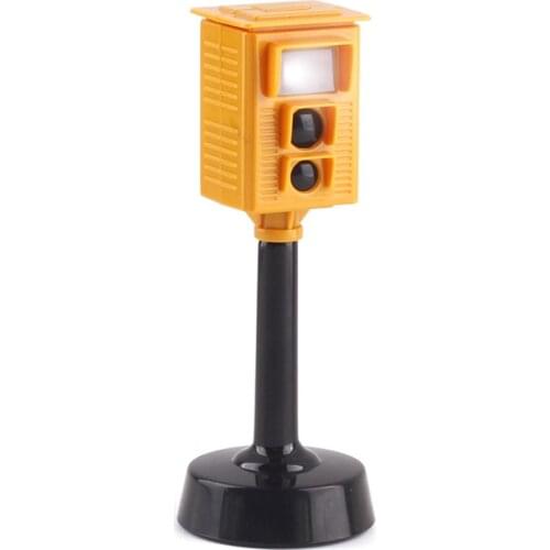 Mini Traffic Signs Light Safety Traffic Lights Toys Collection Model Red Green Light Lamp Educational Toys For Christmas Gift