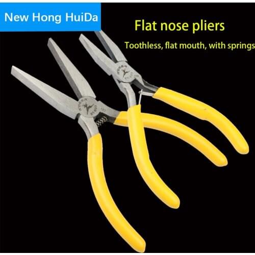 5' 6' Toothless Carbon Steel Mini Wire Cutter Pliers Manual Diagonal Pliers Household Nose Flat Pliers Tool Wood