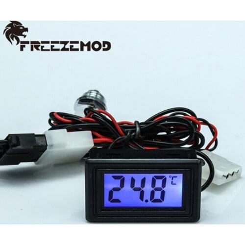 FREEZE temperature display plug set, water tank temperature measurement, computer water-cooled heat dissipation WDXS-DT