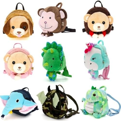 New Kids Baby Safety Harness Backpack Leash Child Toddler Anti-lost Cartoon Animal Bag