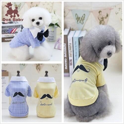 Dog Clothes for Small Dogs Chihuahua Yorkies Pug Clothes Coat Soft Cotton Dog Clothing Pet Puppy Jacket Plaid Shirt Ropa Perro