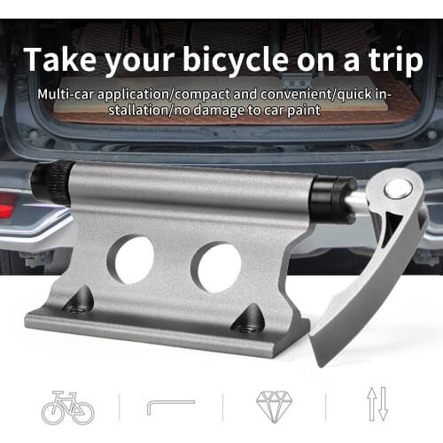 Bike Fork Rack Holder Stand Portable Bike Front Fork Clamp For Car Travelling Riding Supplies Accessories For Bicycle Tool