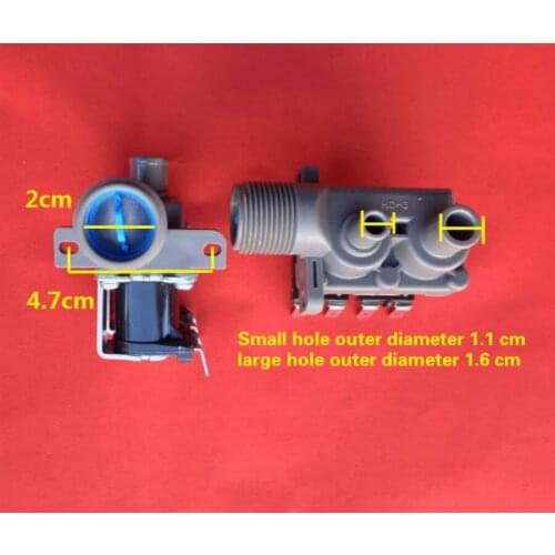 Applicable Haier automatic pulsator drum washing machine inlet valve FCS270B inlet switch double head solenoid valve