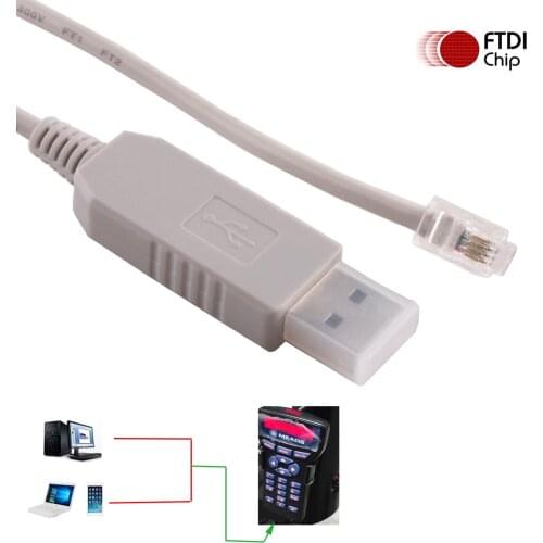 Meade 505 Telescope PC USB to Hand Control Box RJ9 RJ10 Cable Compatible Meade ETX-90 ETX-125 LXD75 LX80 LX90 497 AutoStar