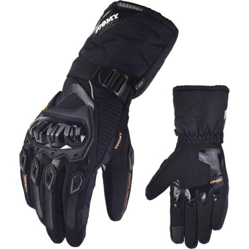 Suomy Winter Motorcycle Gloves 100% Waterproof Touch Phone Motocross Protection Guantes Off-Road Ski Moto Gloves Men&Women