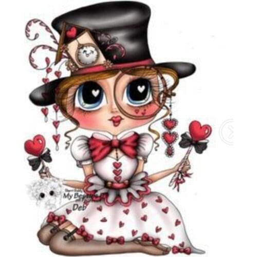 10x6 Holding love in hands TBig ice cream ransparent Clear Stamps Silicone Seals for DIY scrapbooking photo album Card Making