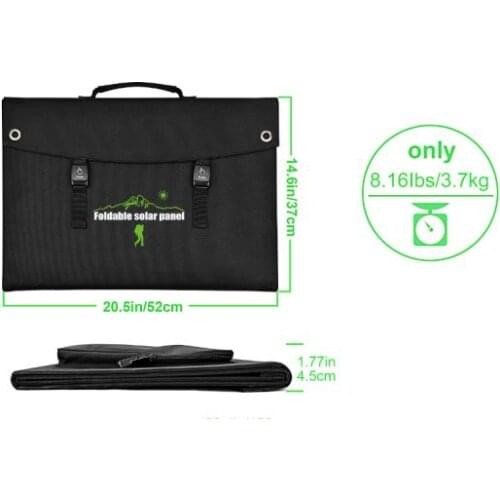 20W 40W 60W Foldable Monocrystalline solar panel for camping use