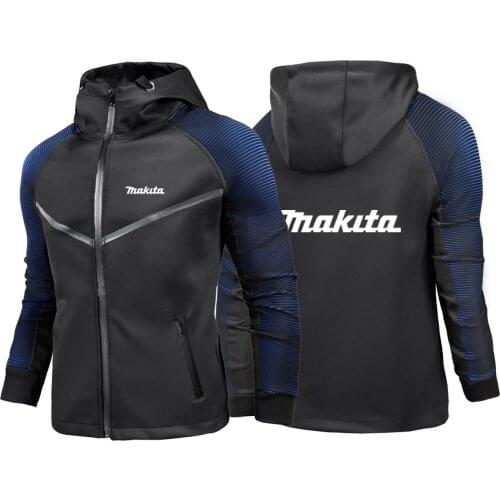 2021 Motorsport Jackets Makita Logo Men Hoodies Print Sweatshirts Mans Cotton Hip Hop Customize Racing Suits Zip Coats