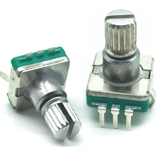 5PCS 5PIN EC11 30 Position Rotary Encoder Code Switch 12.5mm Half Shaft Encoder Switch