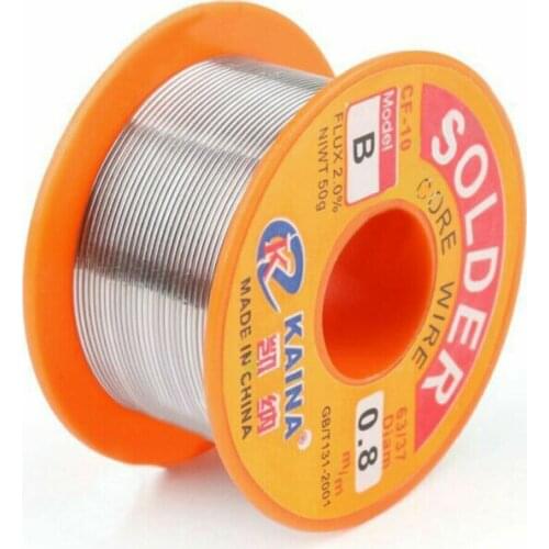 63/37 0.8mm Tin Lead Rosin Core Solder Flux Soldering Welding Iron Wire Reel High Quality Solder Wire50g