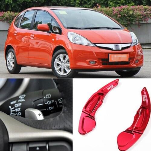 Car Accessories Aluminum Steering Paddle Shifter Extension For Honda Fit 2009-2013 Car-styling