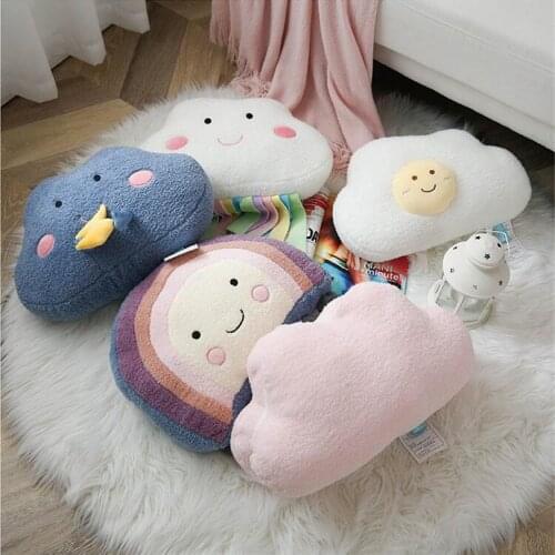 Baby Pillow Soft Cloud Kids Pillows Cotton Stuffed Plush Toys For Baby Plush Cushion Pillows Doll Toys Home Baby Room Decoration