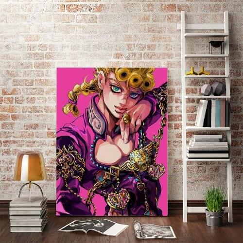 Canvas Painting Wall Art Retro Anime Poster Prints JoJos Bizarre Adventure JOJO Wall Decor Picture Living Kids Baby Room Decor