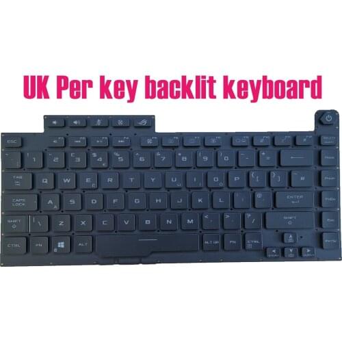 UK Per key Backlit keyboard for Asus g531gt g531gv g531gw g531gu g531gd
