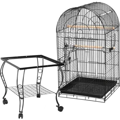 Bird Cage Cage for Canary Cockatiel Parakeet Toy Rope Top Opening Bird Nest Box Bird Cage Mount Nesting Box HWC