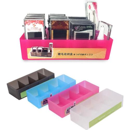 Large Capacity Eyelash Extension Tool Storage Box Makeup Cosmetic Display Container Eyelash Tweezer Case Holder Accessories
