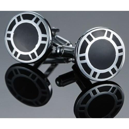 Round pattern Cufflinks fashion mens shirt cufflinks senior designer exclusive design shirt buttons wholesale & retail