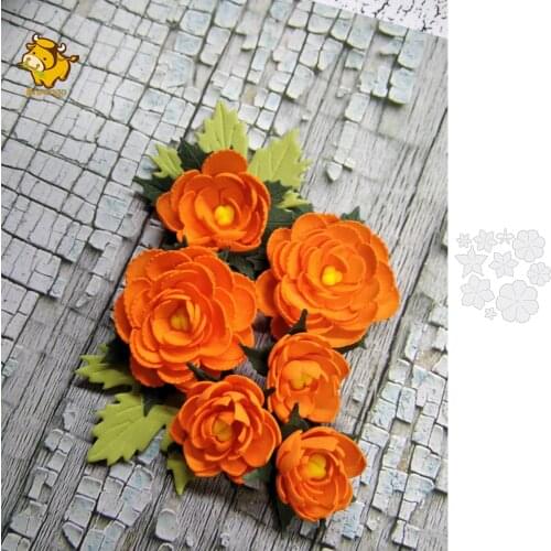 Craft Flowers Metal Cutting Die Stencil Template for Scrapbooking Paper DIY Album Greeting Cards Gift Decor New Dies for 2020