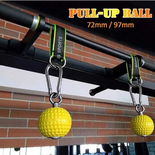7.2cm Pull Up Balls Cannonball Grips for Finger Trainer Grip Strength Training Arm Muscles Barbells Gym Hand Grip Ball Exerciser
