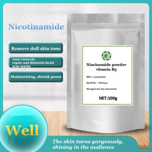 Niacinamide Vitamin B3 Powder,Improve Skin Lower Cholesterol,Anti-Aging,Whitening,Diminishing Spots,Shrinking Pores
