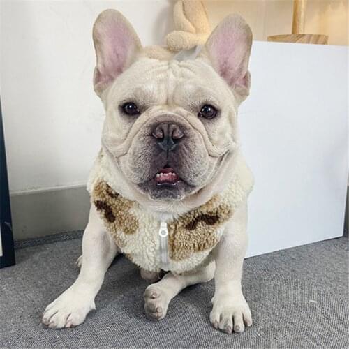 French Bulldog Clothes Winter Dog Vest Coat Outfit Poodle Schnauzer Pug Dog Clothing Welsh Corgi Shiba Inu Costume Pet Apparel