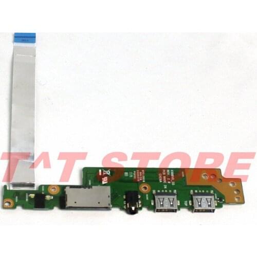 Original for 60NB0FL0-IO1030 X580VD_IO FOR ASUS X580VD USB AUDIO CARD READER BOARD with cable test good free shipping