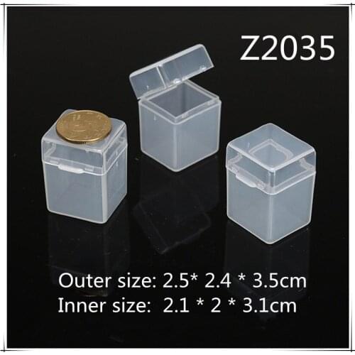 PP small storage box mini plastic box rectangular small parts box 10pcs / lot