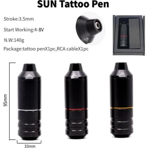 Professional Tattoo Pen Brushless Motor Rotary Tattoo Machine & Permanent Makeup Pen for Tattoo Artists Best For Lining