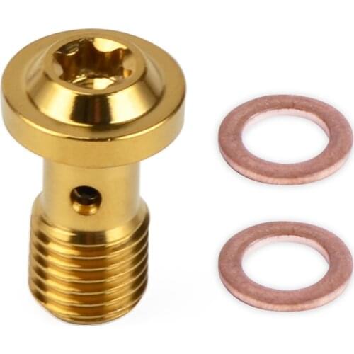 Banjo Bolt M10x1.0 Pitch For Brake Hose Line Stainless Steel Single Banjo Brake Bolts Fitting Adapter Universal for Motorcycles