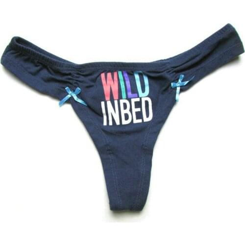 Candy Cherries Women Cotton Underwear Girl Panties Pink Wild Inbed Winkle Sexy Thong Mini Bow G-String Tback