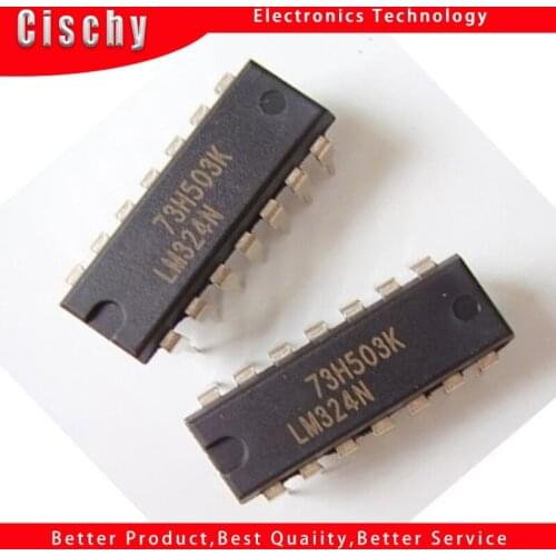 10PCS LM324N DIP14 LM324 DIP DIP-14 new and original IC