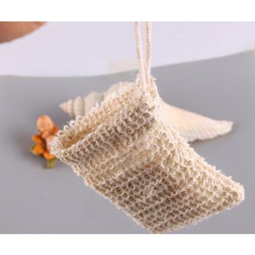 10pcs Easy Soap Foam Maker Cotton Linen Drawstring Bubble Net Bath Ramie Cleaning Foam Maker Soap Storage Bags