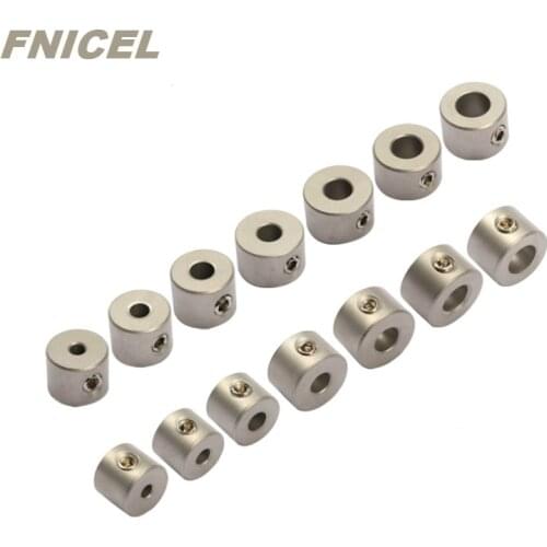 7pcs/set 4-10mm Woodworking Drill Depth Stop Collars Ring Dowel Shaft Chuck For Woodworking Tools