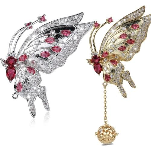 Angel Caller Butterfly Brooches For Clothes