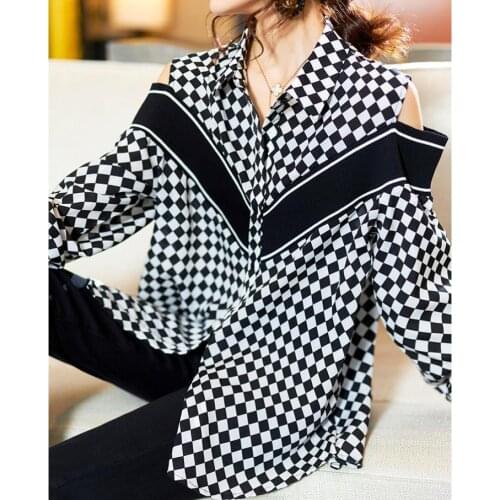 C xin OO er L Women's Plaid Shirts