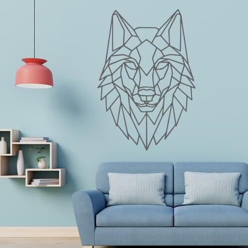 Diy Wolf Home Decorations Pvc Decal Kids Room Nature Decor Vinyl Art Decals