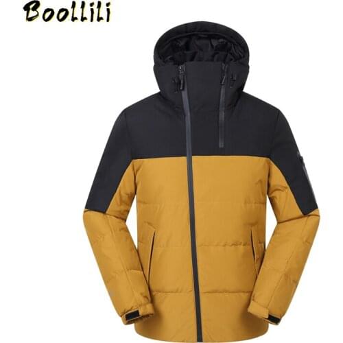 2020 Winter Mens Jacket Hooded Detachable Camouflage White Duck Down Jacket Men Thick Warm Windbreaker Waterproof Down Coat Men