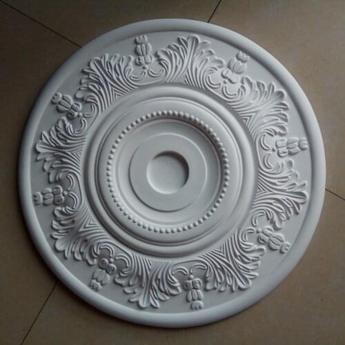 Ceiling rosette European style ceiling decor PU decorative ceiling rose pendent lamp ceiling plate